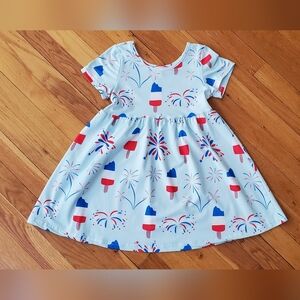 Festive Fireworks Kids Dress